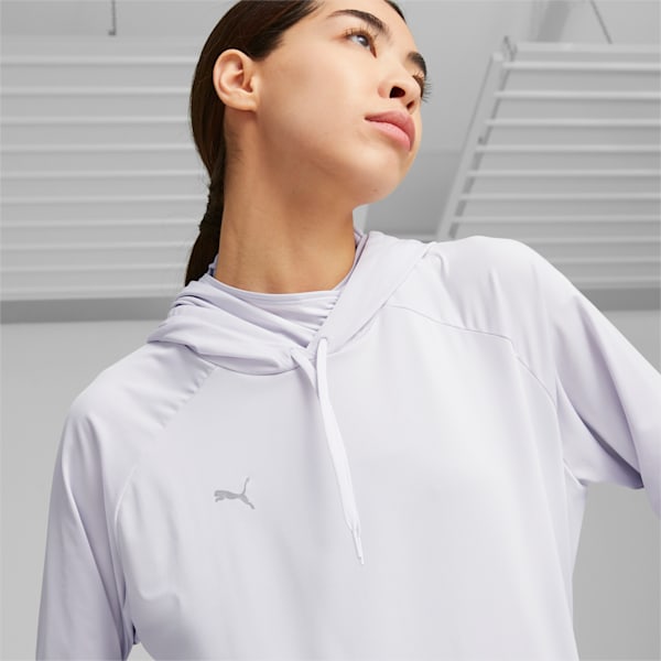 Modest Activewear Training Hoodie Women, Spring Lavender, large-ZAF