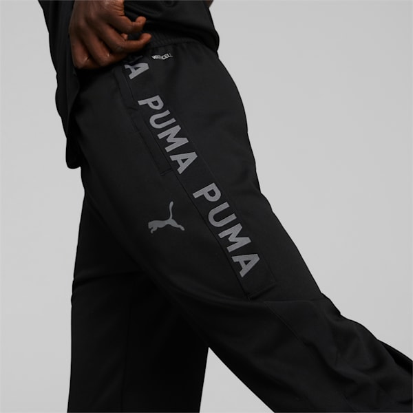 Pantalones de entrenamiento joggers Fit PWRFLEECE para hombre, Puma Black, large-MEX
