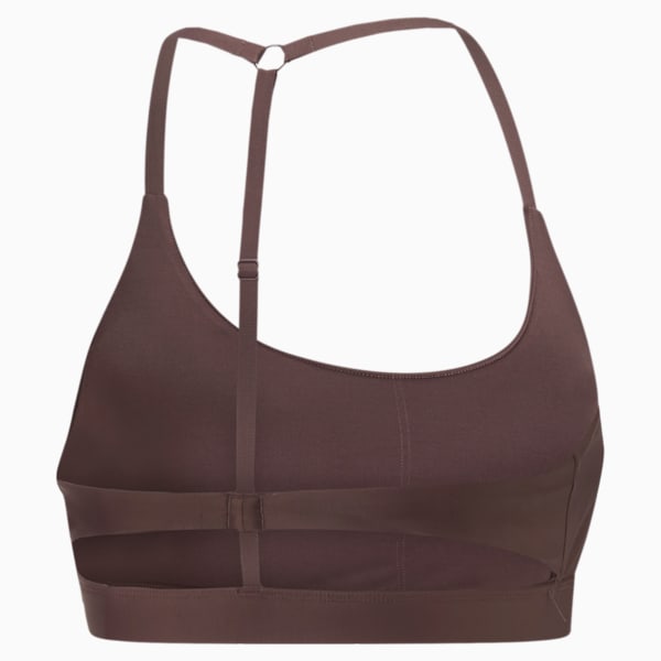 Studio Ultrabare Strappy Training Bra, Dusty Plum, large-ZAF