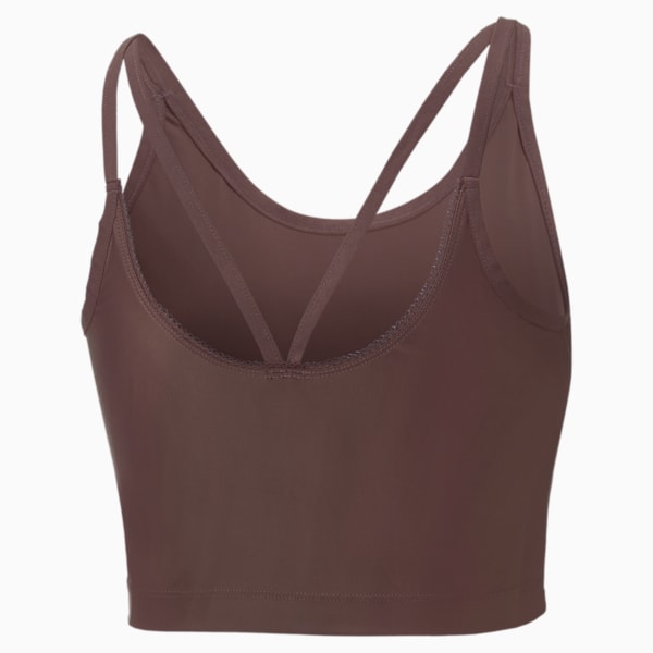 Studio Ultrabare Strappy Training Crop Top Women, Dusty Plum, large-ZAF