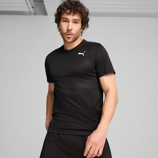 Favourite Blaster Training Tee Men, PUMA Black-Puma White, large-ZAF