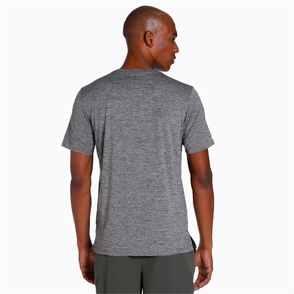 Favourite Heather Cat Training Tee Men, Medium Gray Heather-Black cat, large-MEX