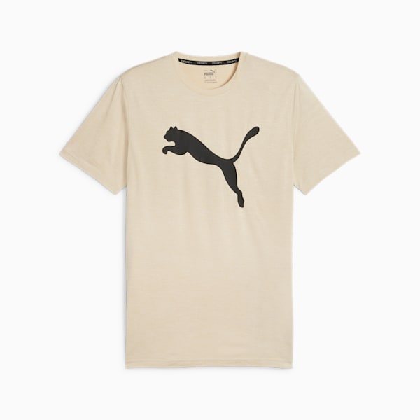 Favourite Heather Cat Training Tee Men, Putty Heather, large-ZAF