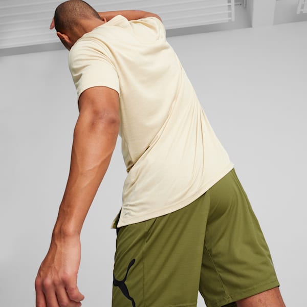 Favourite Heather Cat Training Tee Men, Putty Heather, large-ZAF