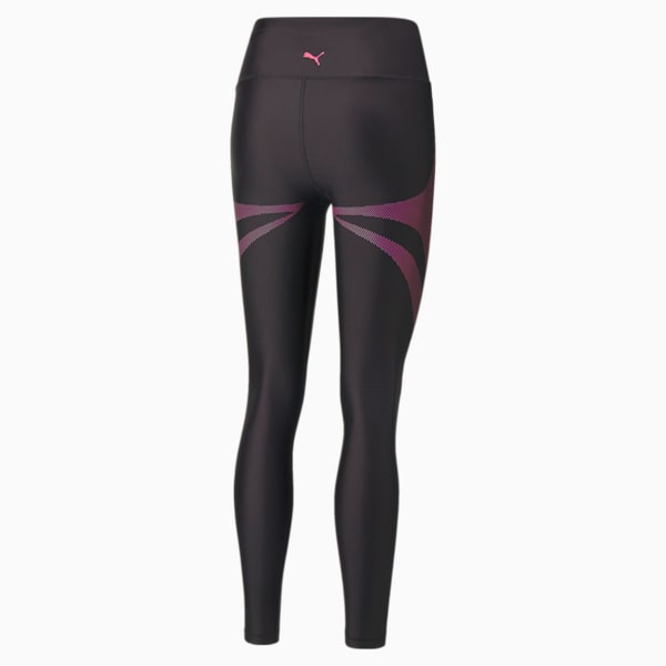 Eversculpt High Waisted Full Length Training Leggings Women, Puma Black-Sunset Pink, large-ZAF