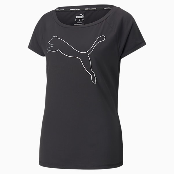 Favourite Jersey Cat Training Tee Women, Puma Black, large-ZAF