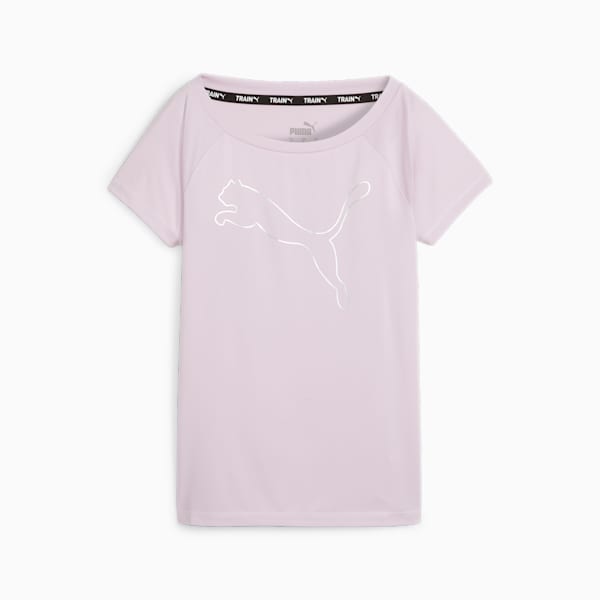 Favourite Jersey Cat Training Tee Women, Grape Mist, large-ZAF