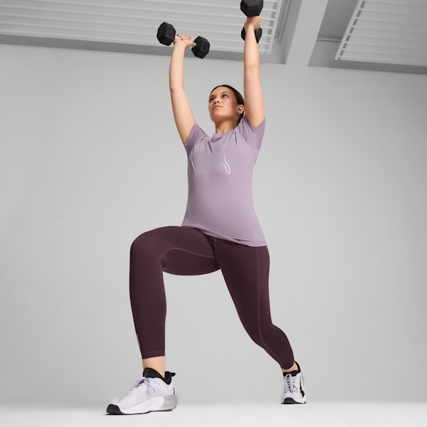 Favourite Jersey Cat Training Tee Women, Pale Plum, large-ZAF