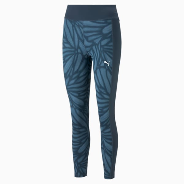 Favourite Printed High Waist 7/8 Training Leggings Women, Dark Night, large-ZAF