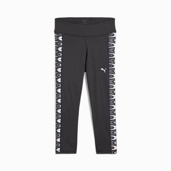 Favourite Printed High Waist 3/4 Training Leggings Women, PUMA Black-Concept AOP, large-ZAF
