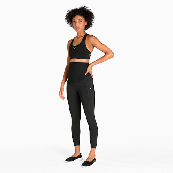 Maternity Favourite Forever High Waist 7/8 Training Leggings Women, Puma Black, large-ZAF