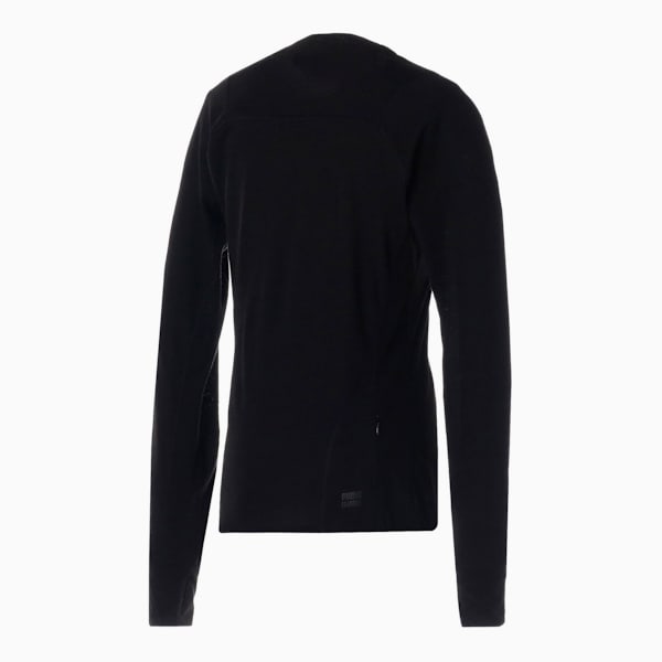 SEASONS Wool Long Sleeve Running Tee Women, Puma Black, large-ZAF