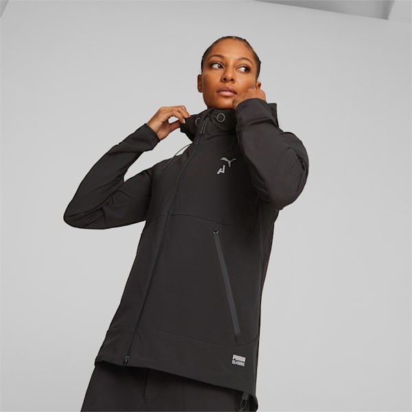 SEASONS rainCELL Jacket Women, PUMA Black-Silver, large-ZAF