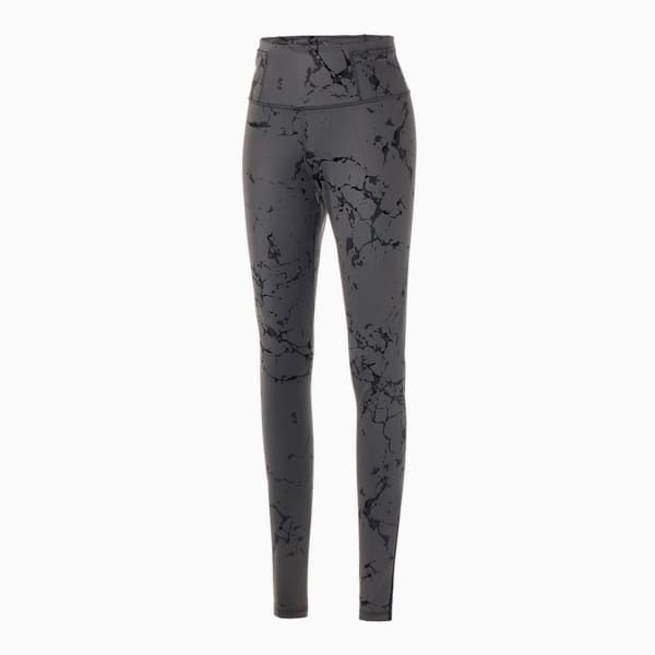 SEASONS Brushed Running Tights Women, Puma Black-CASTLEROCK, large-ZAF