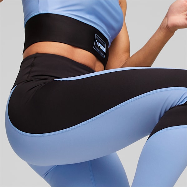 PUMA Fit High Waist 7/8 Training Leggings Women, Elektro Purple-PUMA Black, large-ZAF