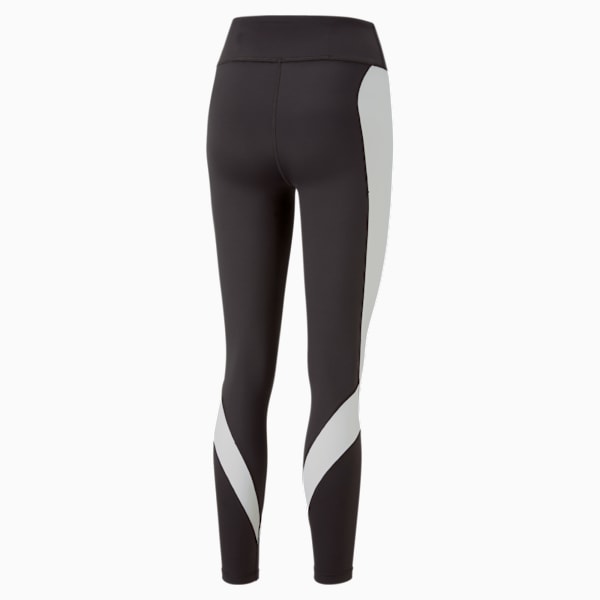 Calzas de training de talle alto y 7/8 PUMA Fit para mujer, PUMA Black-PUMA White, large-ARG