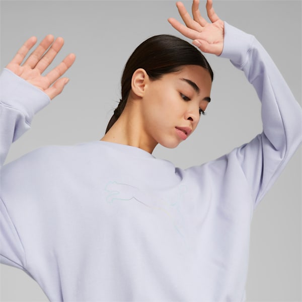 Nova Shine Training Sweatshirt Women, Spring Lavender, large-ZAF