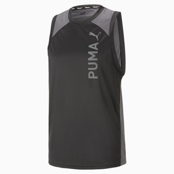 Playera de tirantes de entrenamiento PUMA Fit Ultrabreathe para hombre, PUMA Black, large-MEX