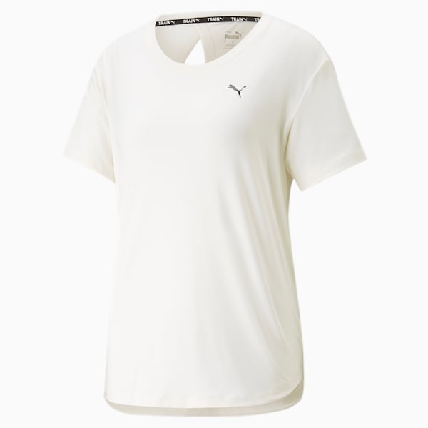 Remera de training Studio Yogini Lite para mujer, Frosted Ivory, large-ARG
