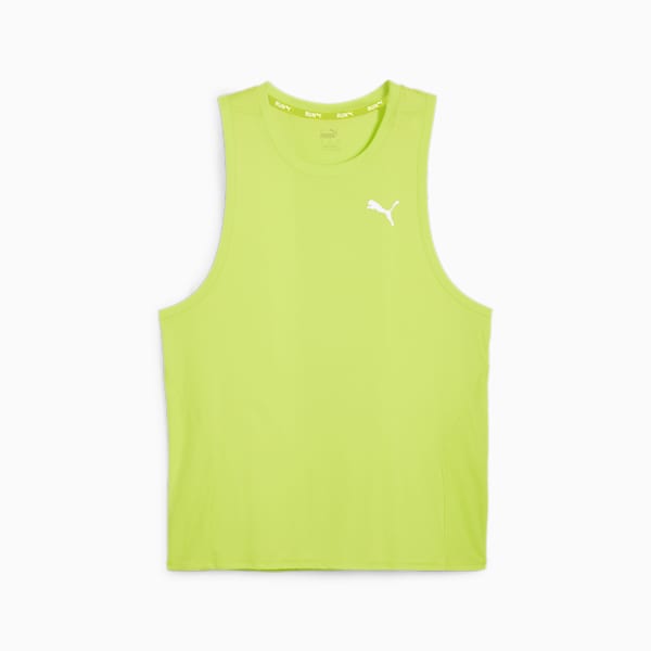 RUN FAVOURITE Running Tank Top Men, Lime Pow, large-ZAF
