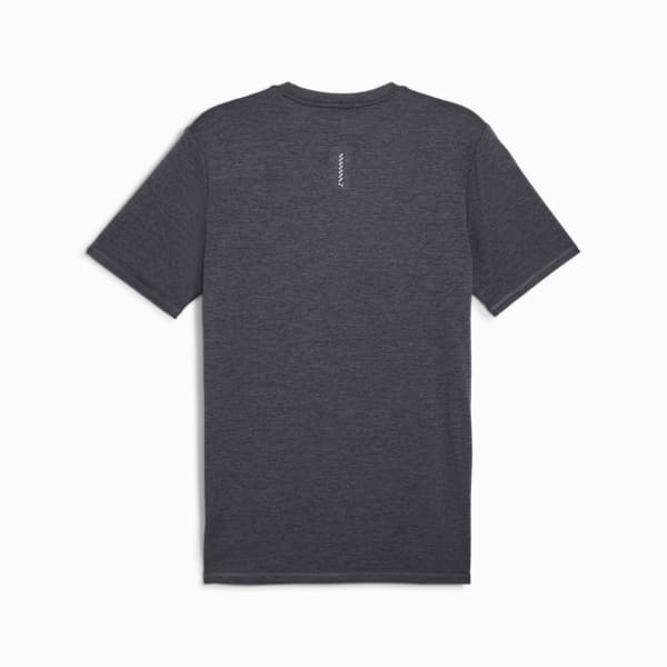 RUN FAVOURITE Heather Running Tee Men, Galactic Gray Heather, large-ZAF