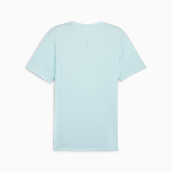 RUN FAVOURITE Heather Running Tee Men, Nitro Blue Heather, large-ZAF