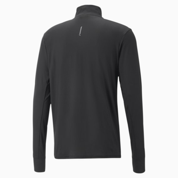 Run Favourite Quarter-Zip Running Top Men, PUMA Black, large-ZAF