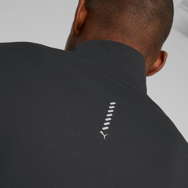Run Favourite Quarter-Zip Running Top Men, PUMA Black, large-MEX
