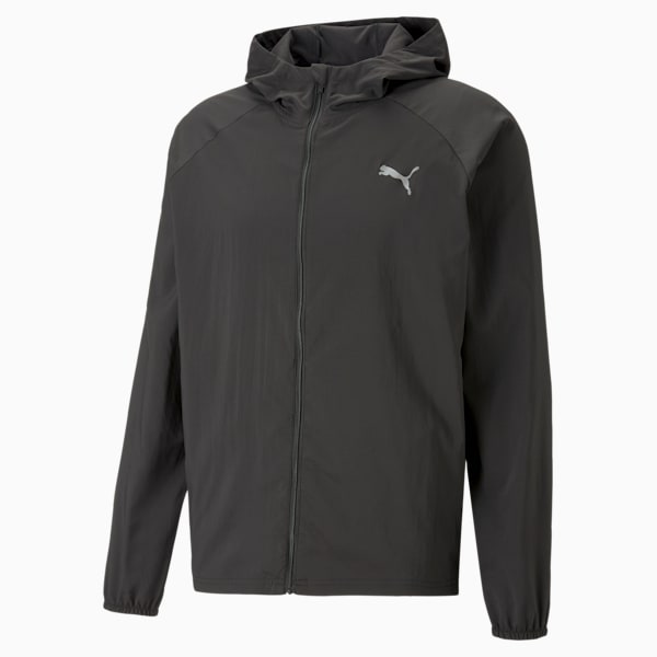 Campera con capucha Run Favourite, PUMA Black, large-ARG