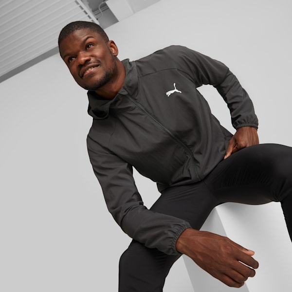 Campera con capucha Run Favourite, PUMA Black, large-ARG