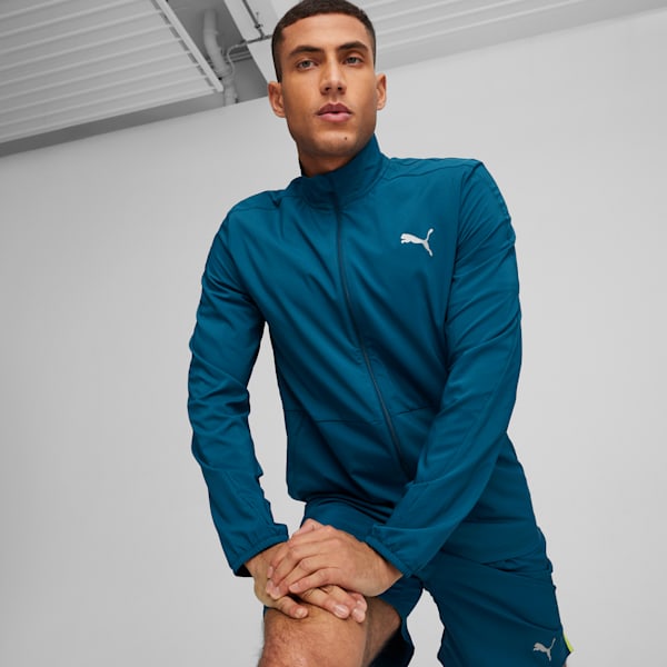 Campera de running RUN FAVOURITE Woven para hombre, Ocean Tropic, large-ARG