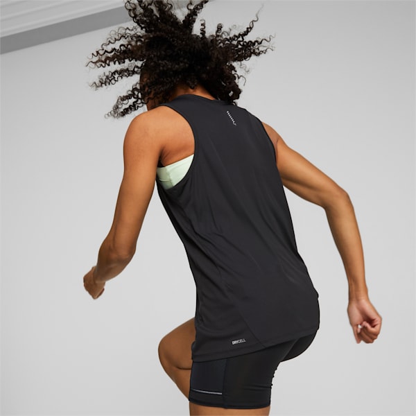RUN FAVOURITE Running Tank Top Women, PUMA Black, large-ZAF