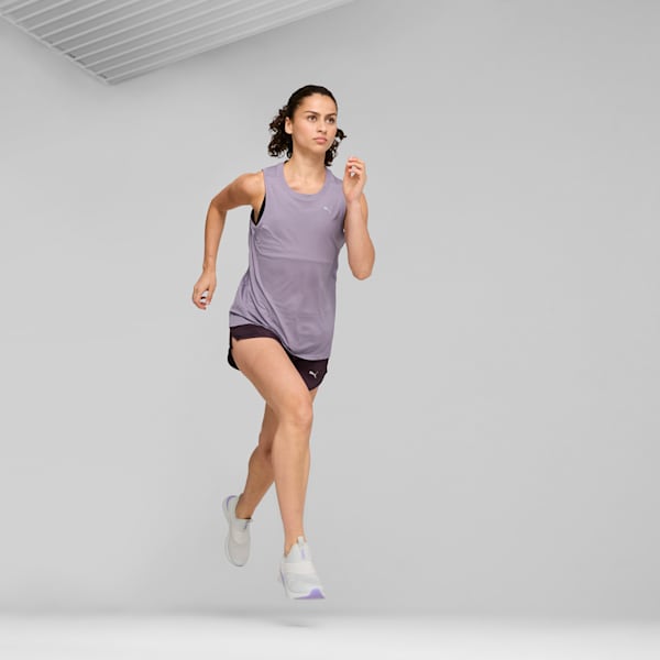 RUN FAVOURITE Running Tank Top Women, Pale Plum, large-ZAF