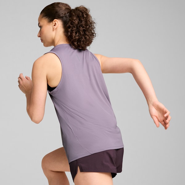 RUN FAVOURITE Running Tank Top Women, Pale Plum, large-ZAF
