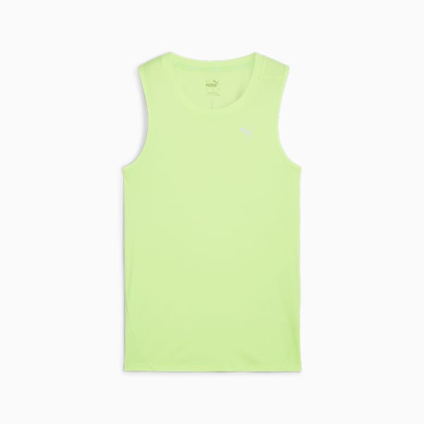 Camiseta sin mangas para correr Run Favourite para mujer, Fizzy Apple, large-MEX