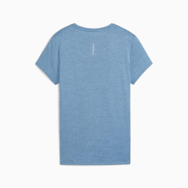Run Favourite Heather Running Tee Women, Zen Blue Heather, large-MEX