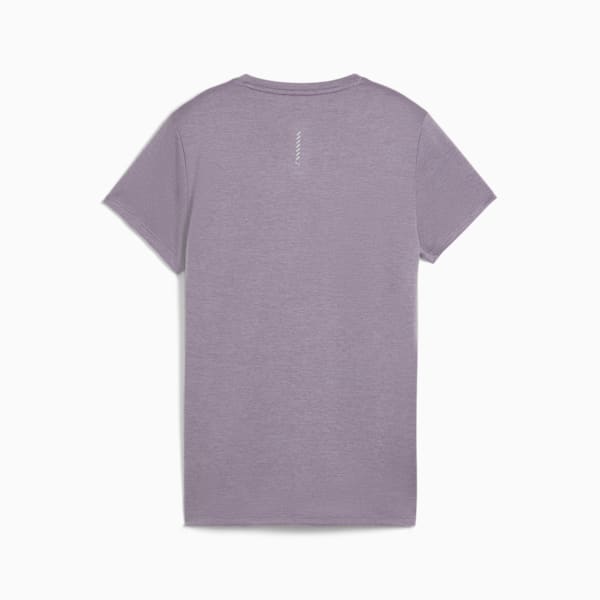 RUN FAVOURITE Heather Running Tee Women, Pale Plum Heather, large-ZAF