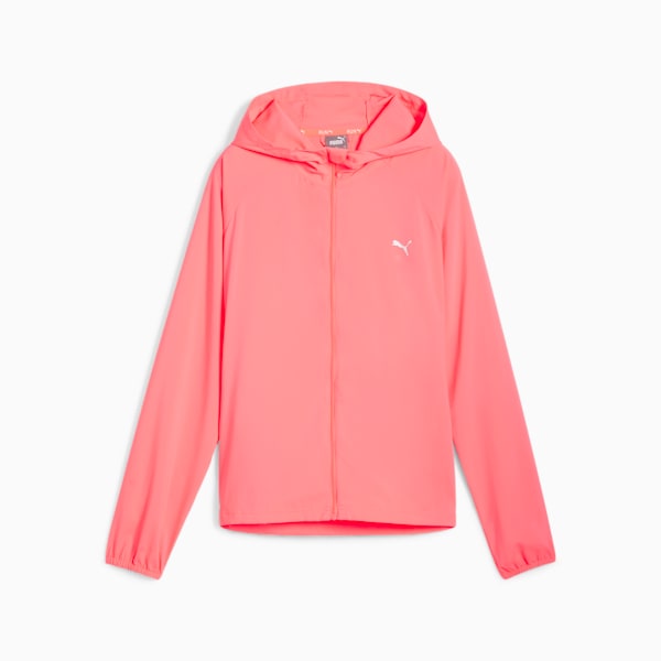 Campera con capucha RUN FAV para mujer, Sunset Glow, large-ARG