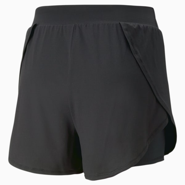 Shorts de training Studio Flow para mujer, PUMA Black, large-ARG
