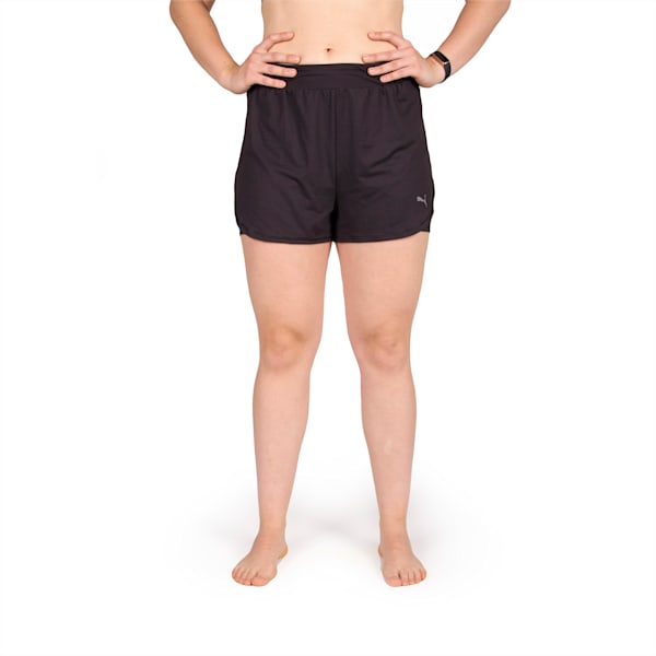 Shorts de training Studio Flow para mujer, PUMA Black, large-ARG