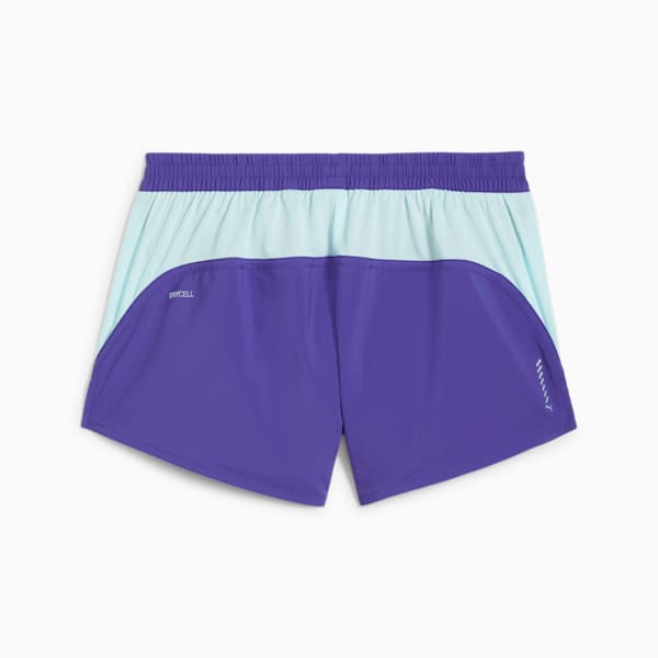 Shorts para correr Favourite Velocity 3'' para mujer, Lapis Lazuli, large-MEX