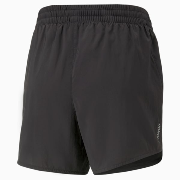 Run Favourite Woven 5'' Running Shorts Women, PUMA Black, large-ZAF