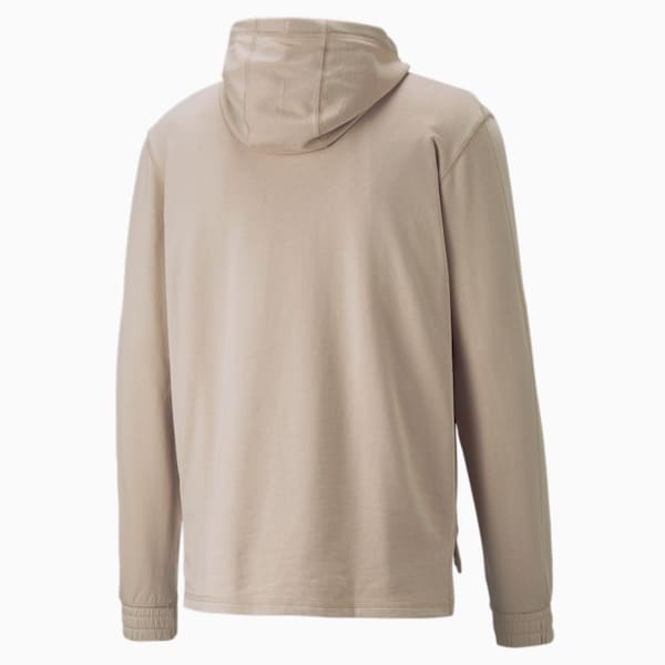 Studio Plastic-Free Training Hoodie Men, Granola, large-ZAF