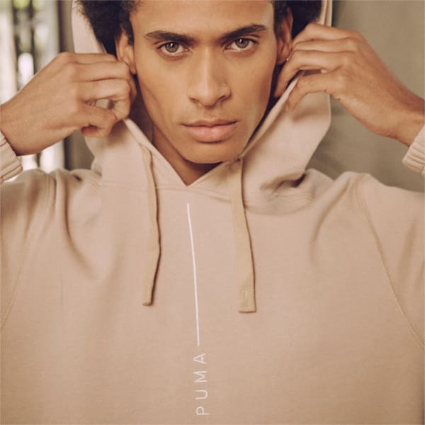 Studio Plastic-Free Training Hoodie Men, Granola, large-ZAF