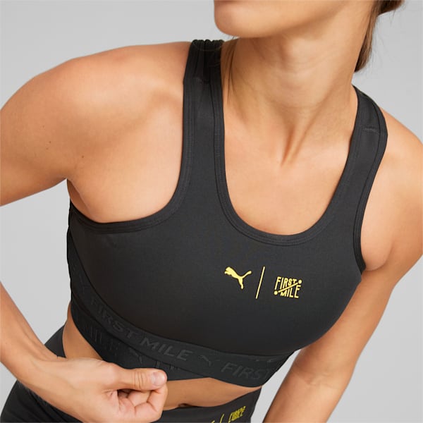 PUMA x First Mile High Impact Running Bra Women, PUMA Black, large-ZAF