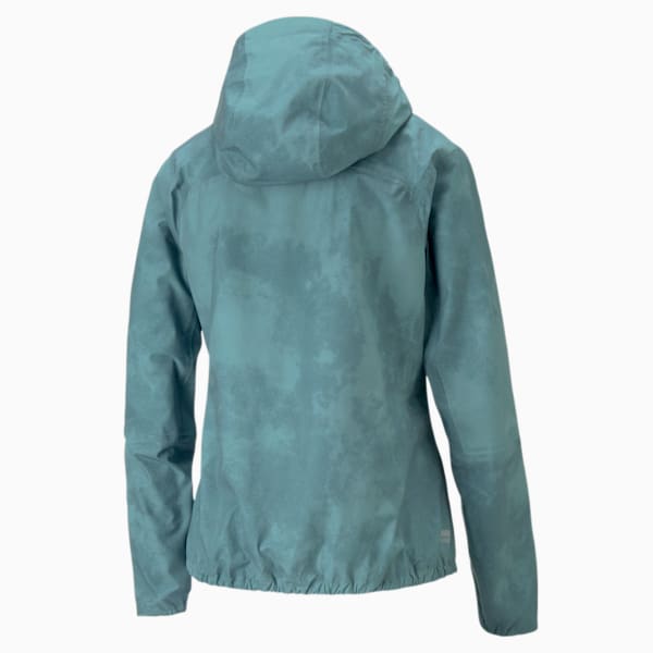 SEASONS stormCELL SympaTex® Packable Trail Running Jacket Women, Adriatic-AOP, large-ZAF