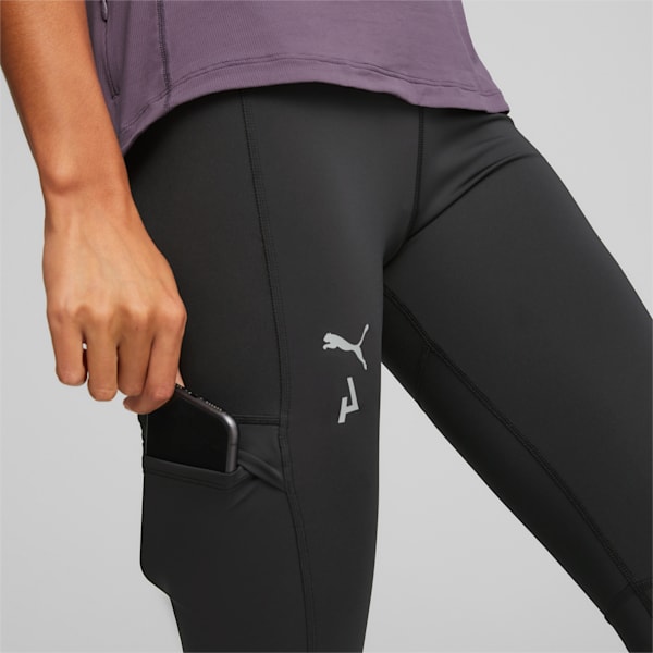 SEASONS Full-Length Trail Running Tights Women, PUMA Black, large-ZAF