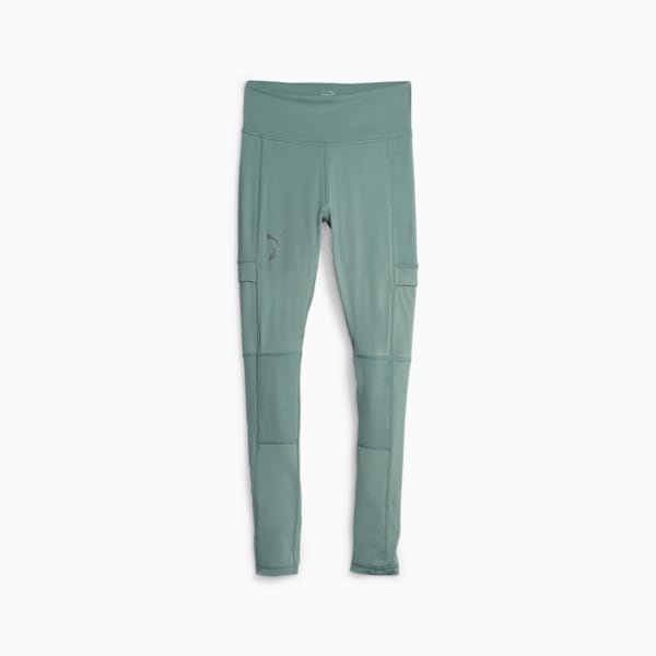 SEASONS Full-Length Trail Running Tights Women, Eucalyptus, large-ZAF