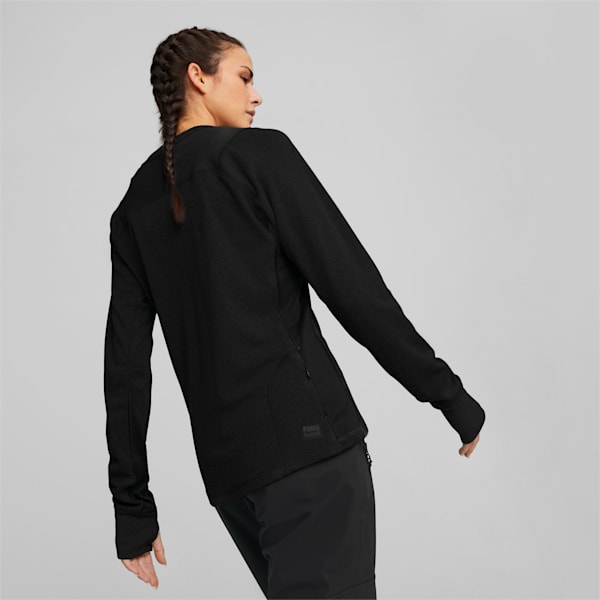 SEASONS rainCELL Long Sleeve Trail Running Top Women, PUMA Black, large-ZAF
