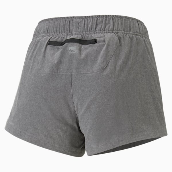 SEASONS Lightweight 3" Woven Trail Running Shorts Women, PUMA Black Heather, large-ZAF